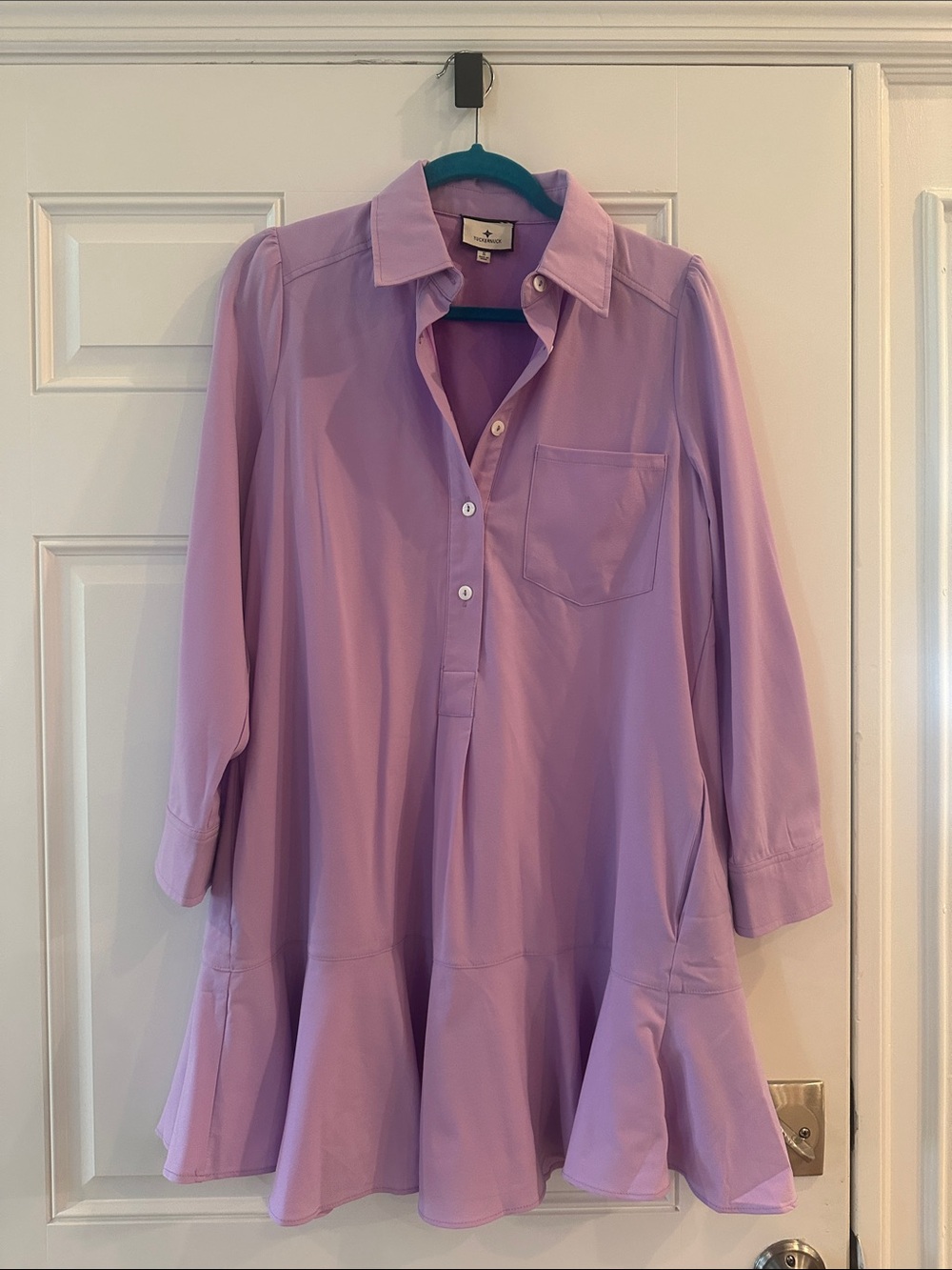 Tuckernuck Callahan long sleeve dress lilac new